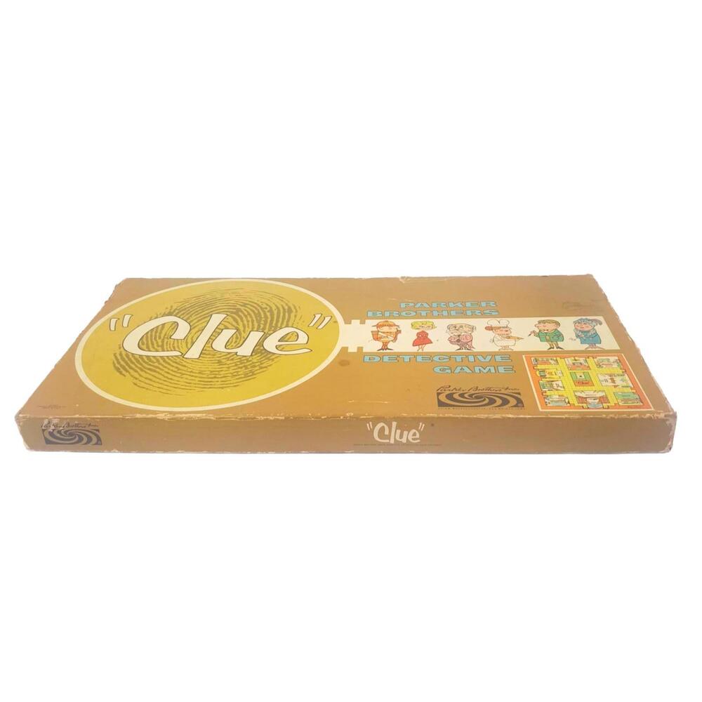 Vintage 1960 Parker Brothers Clue Board Game Replacement Parts‎ & Pieces